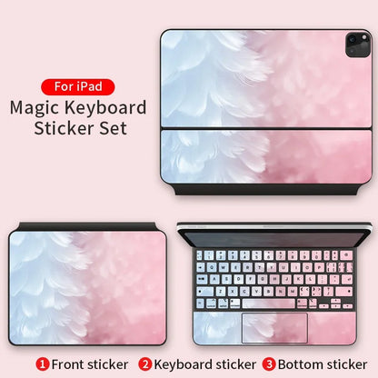 Suitable For Magic Keyboard Skin Sticker 2025 iPad Pro M4 11/13 Inch iPad A16 11in iPad Air M2/4 11 Tablet Sticker Full Decal