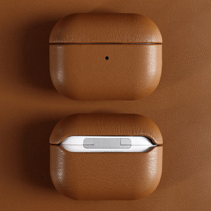 Biobased Eco-Friendly Leather Case For Airpods Pro 3 Airpods4 5 Wireless Earphone Box Headphone Bluetooth Hard Protective Cover