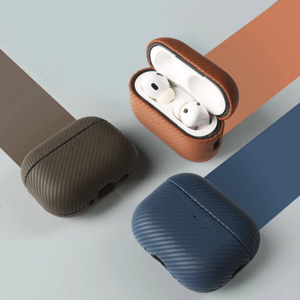 Genuine Leather Case For AirPods 5 Cases Handmade Wireless Bluetooth Earphone Protective Sleeve For AirPods 4 Pro 3 Pro 2