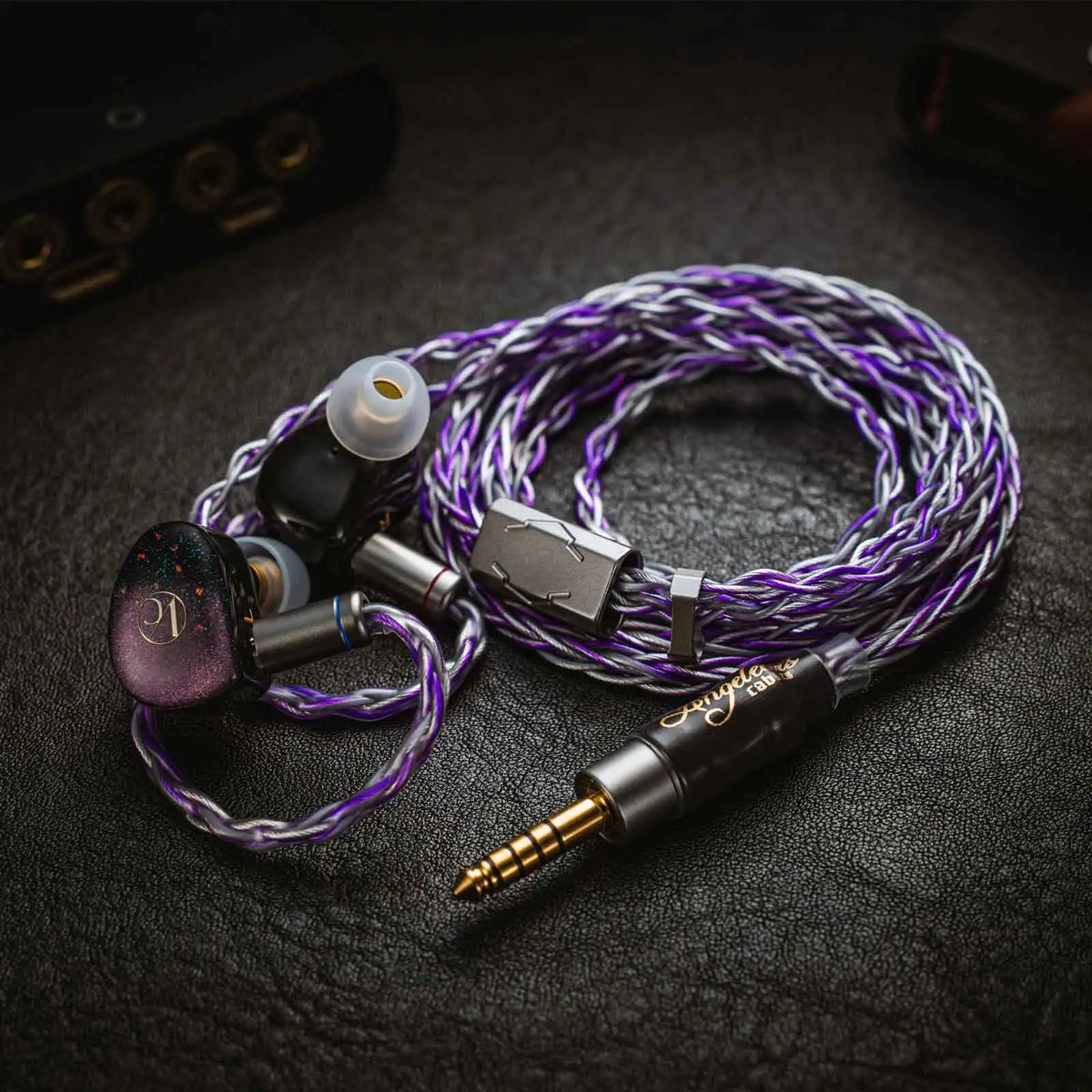 Angelears × Vento conductor RyuRan 1DD In-ear Earphones Wired Earbuds High-Quality Sound Comfortable Cable