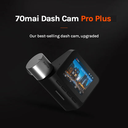 70mai Dash Cam Pro Plus A500S 1944P ADAS GPS Camera 70mai Front Cam A500S 140FOV Car DVR 24H Parking Support Rear Interior Cam