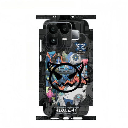 Colorful Decal Skin For Realme GT8PRO/GT7PRO/NEO8  Protector Film Wrap Case Full Cover Personal Sticker