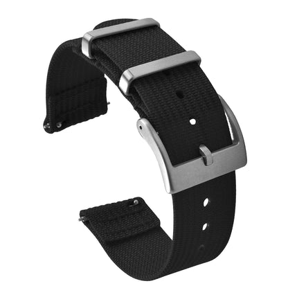 New Ribbed Nylon Watch Strap 18mm 20mm 22mm Qucik Release Straps Military Sports Watchband Fabric Strap for Omega/Smart/Samsung