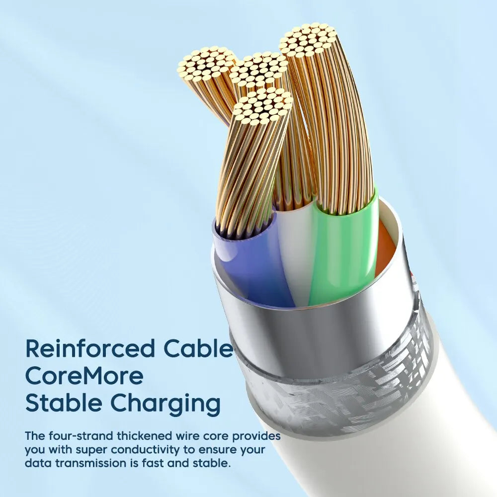 Toocki USB Cable For iPhone 15 14 13 12 11 Pro Max XR XS 8 7 6 Plus Fast Charging Wire For iPhone Charger Charging Cable Cord