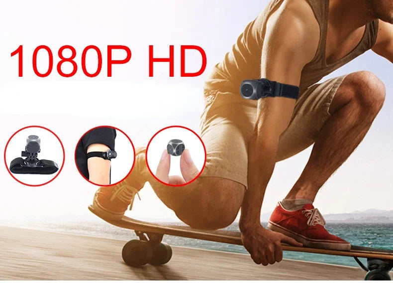 1080P HD Portable Very Small Camera Infrared Night Vision Motion Detect Video Cards Micro Secret Camcorder DVR Recorders Espiar