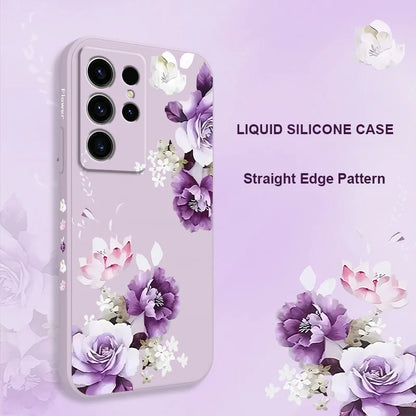 Beautiful Peony Phone Case For Samsung Galaxy S25FE S24 S23 S22 S21 S20 S10 S10E Ultra Plus FE Note 20 Ultra 10 Plus Cover