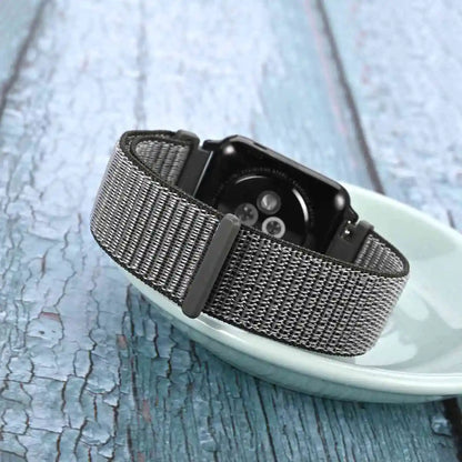 WOCCI 2PCS Nylon Watch Strap for smart watch 18mm 20mm 22mm bracelet belt for men women with hook and loop fastener watchband