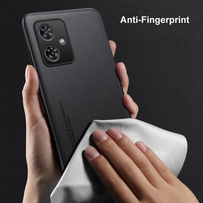 Luxury PU Leather Case For Motorola Moto G54 G64 Back Cover Matte Silicone Full Protection Phone Case For Motorola G64 G54 5G