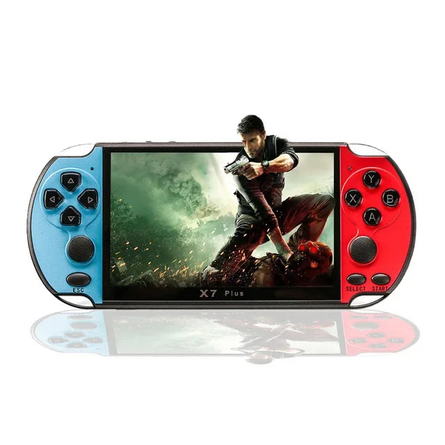 Nostalgic 8G double joystick PSP game console 5.1 inch high definition large screen x7 plus handheld game console