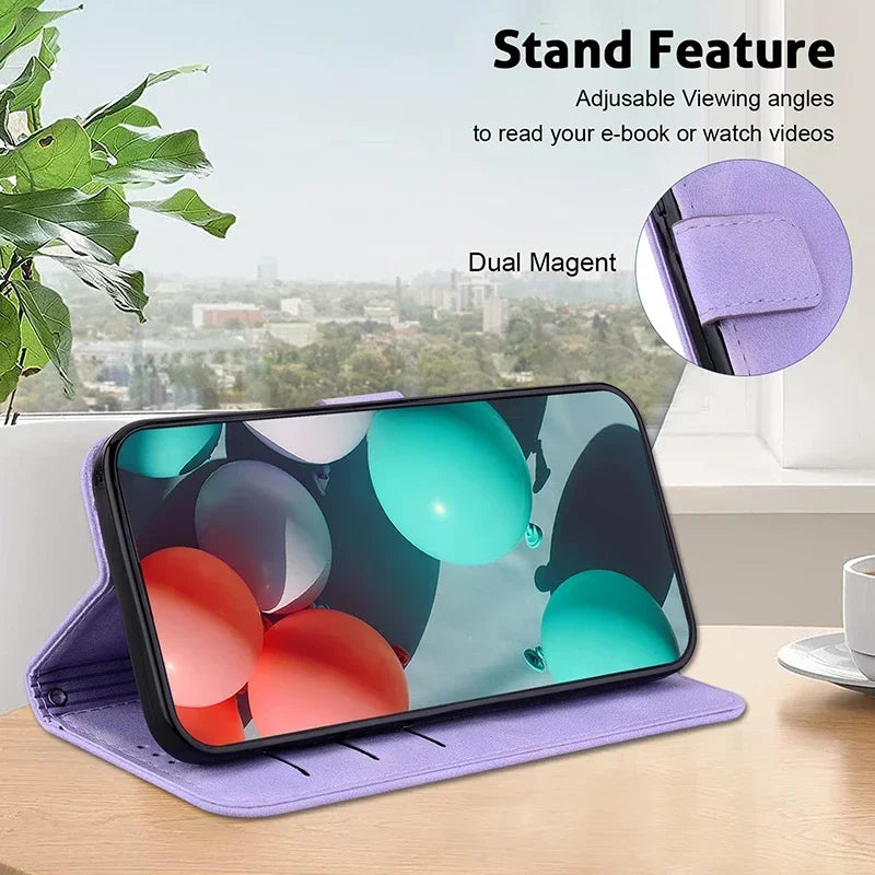 Stand Flip Wallet Case For Google Pixel 4 5 6 6A 8 8a 9 7 7A Pro Pixel 9 Pro 3A XL Leather Protect Cover