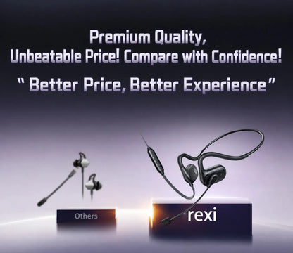 Over Ear Wired Headphones With Microphone Air Conduction USB Singing Fone Headset Gamer Sound Card Gaming Earphone For Xiaomi