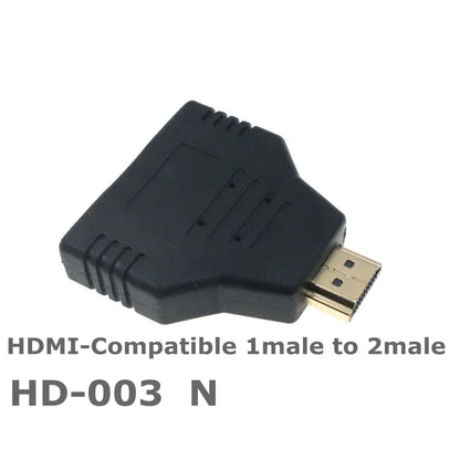 HD adapter Micro Mini HDMI-compatible 90 degree right-angle adapter HDMI 270 degree HDMI male to female HDMI elbow connector