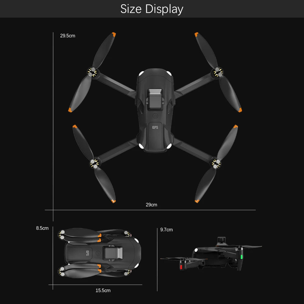 Original A1R 3S GPS Drone 8K Profesional Brushless Laser obstacle avoidance Aerial Optical Foldable Quadcopter Mini 4K Dron