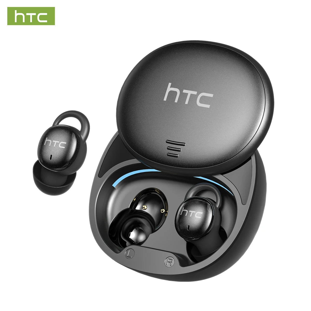 Micro Sleep Wireless Earbuds HTC NE97 Bluetooth 5.3 Pain-Free Fit 18H Playtime Friendly Earphones Soft Sound Side-Sleep