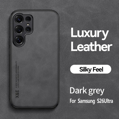 Magnetic Leather Protect Phone Case For Samsung Galaxy S26 S25 S24 S23 S22 Note 20 Ultra Plus S26FE S25FE S24FE Case Back Cover