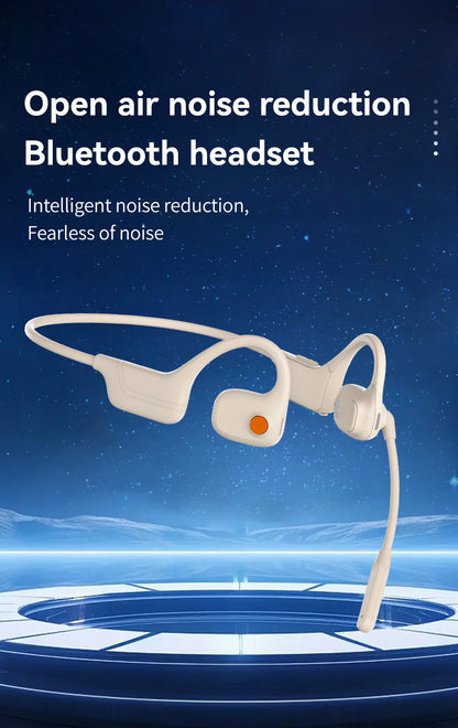 DG09 Bone Conduction Headphone Wireless Bluetooth 5.3 Headset Outdoor Sport Earphones IPX5 Waterproof Hands-free with Microphone
