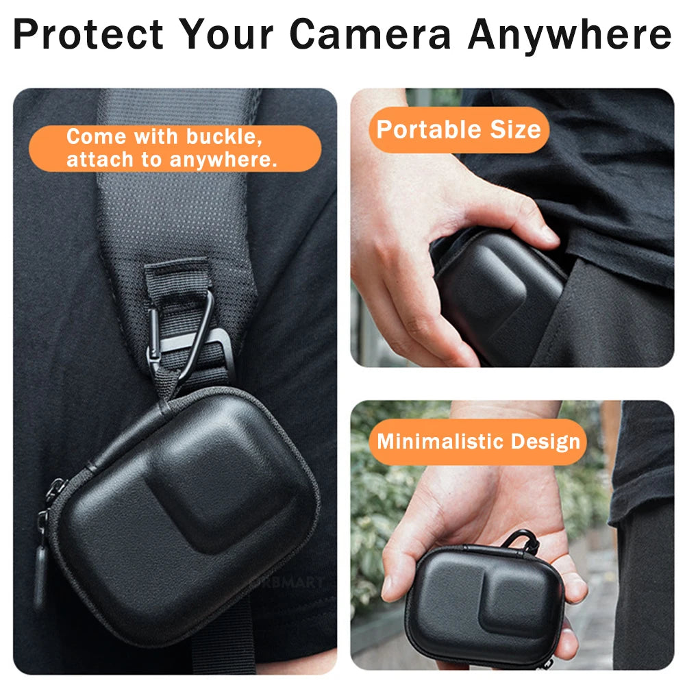 Screen Protector for DJI Osmo Action 6 Tempered Glass Film Lens Cap Cover Carry Bag Protective Case for DJI Action 6 Accessories
