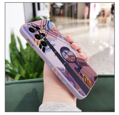 Dusk Intersection Phone Case For Samsung Galaxy S25 S24 S23 S22 S21 S20 S10 S10E S9 Ultra Plus FE Note 20 Ultra 10 9 Plus Cover