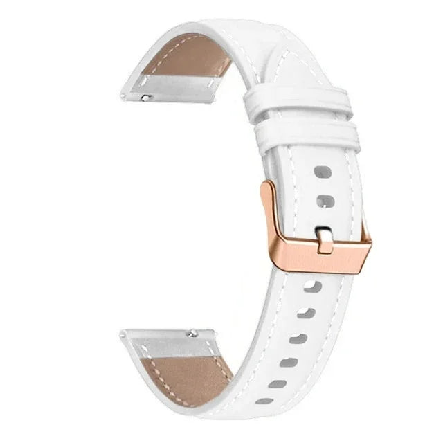 Watch Band For HUAWEI WATCH GT5 GT4 41mm PU Leather Bracelet 18mm Strap For Garmin VENU 4 /3S 2S/Forerunner 255S 265S Watchbands