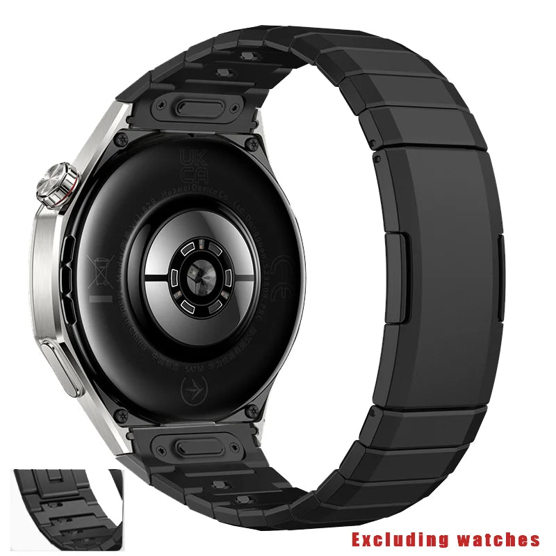 No Gaps Luxury Titanium Alloy Strap For Huawei Watch GT 5 Pro Metal Bracelet For Huawei Watch GT 5 Pro Business Band Correa