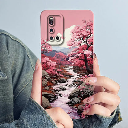For Vivo V19 Phone Case vivoV19 Back Cover Soft Silicone Sweet Painted Cartoon Shell Capa Lovely Printed Protective Coque Cases