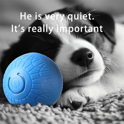 Smart Dog Toys Ball Electronic Interactive Cat Toy Pet Jump and Rolling Ball USB Automatic Moving Bouncing for Large Medium Dogs