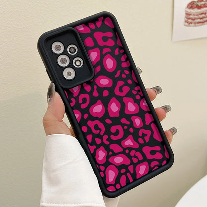 Leopard Pattern Case For Samsung Galaxy S25 Ultra Case Samsung S26 Ultra S24 FE S25 Plus S23 S22 S21 S20 FE A73 5G Cases Cover