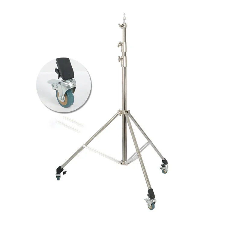 Super Stable Stainless Steel Big Tripod 2.8M Foldable Lighting Stand Tripod Photography For Fill Spot Light Softbox Photo Studio
