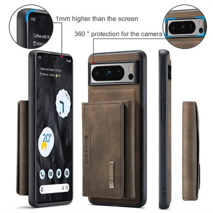 Luxury Magnetic Leather Wallet Case for Google Pixel 9 Pro 8 7 7A 6 6A Fold Pixel9 XL Pixel7 Kickstand Credit Card Holder Cover