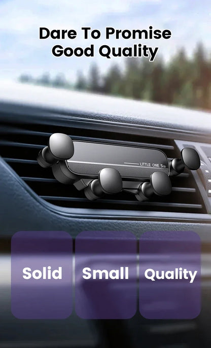 Gravity Car Phone Holder Air Vent Mount Cell Phone Holder in Car Mobile Support For iPhone16 15 14 13 12 Xiaomi GPS Stand