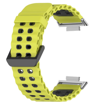 Soft Silicone Strap for Redmi Watch 6 5 4 Sports Two Tone Wristband for Xiaomi Mi Band 8 9 Pro Adjustable Rubber Wristband