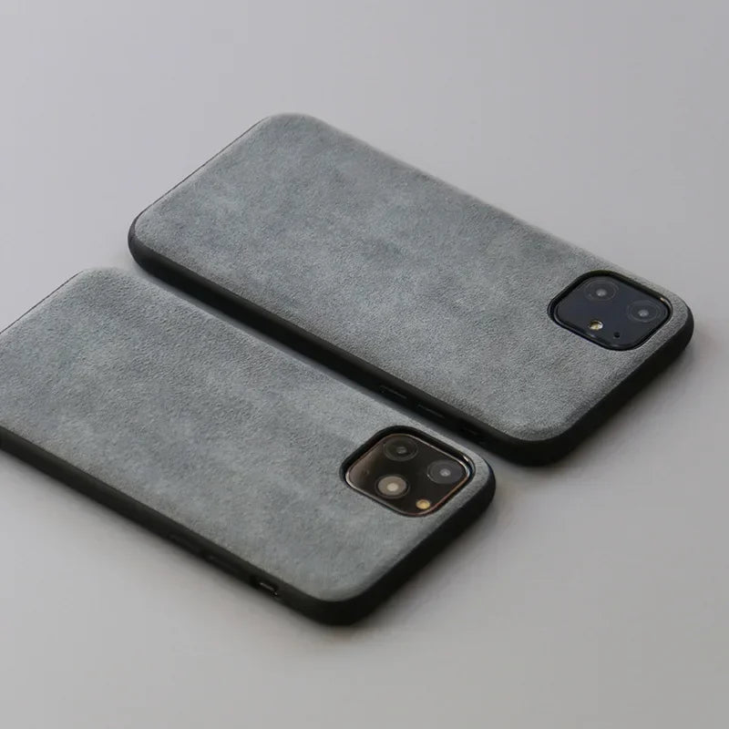 Phone Case Made of Italian Leather for Google Pixel 9 Pro 8 Pro 7 Pixel Fold 8A 7A Luxury Business Artificial Phone Case