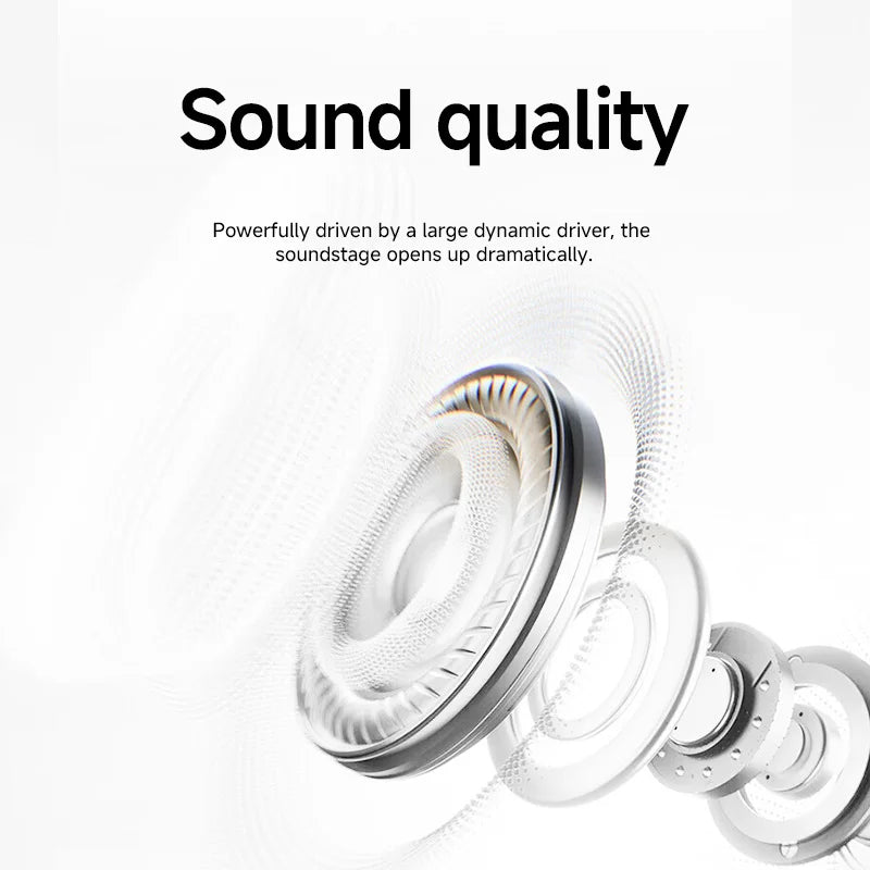 Acer Ohr803 Wireless Earphones, In-Ear Bluetooth 6.0, Stable Transmission, Noise Reduction for Calls, High-Definition Stereo Sound Quality, Suitable for Use during Sports, Running, and Cycling