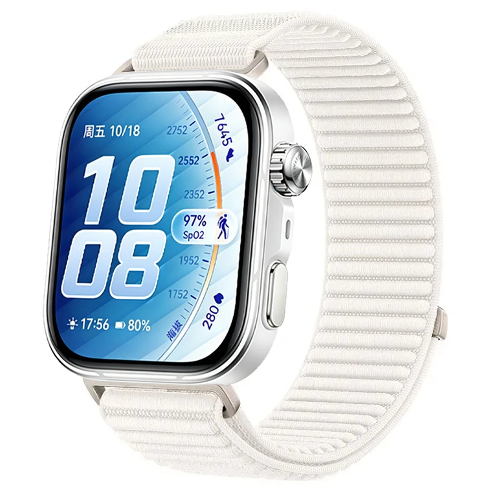 Official Nylon Braided Strap for Huawei Watch Fit 5/5 Pro Breathable Bracelet Watchband Huawei Watch Fit 4 Pro/4/3 Accessories