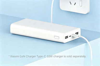 Xiaomi 20000mAh Large Capacity Fast Charging Power Bank Portable External Battery with CCC Certification for iPhone Samsung