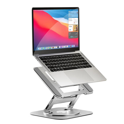 Laptop Stand 360° Rotatable Notebook Holder Liftable Desk Riser Stand Aluminum Alloy Stand Compatible With 9.7-17.3 Inch Laptops