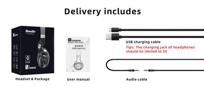 Bluedio Wireless Headphone with Mic Super Bass Over-Ear Headphones Bluetooth 57mm Driver Wireless/3.5mm Cable Foldable Headsets