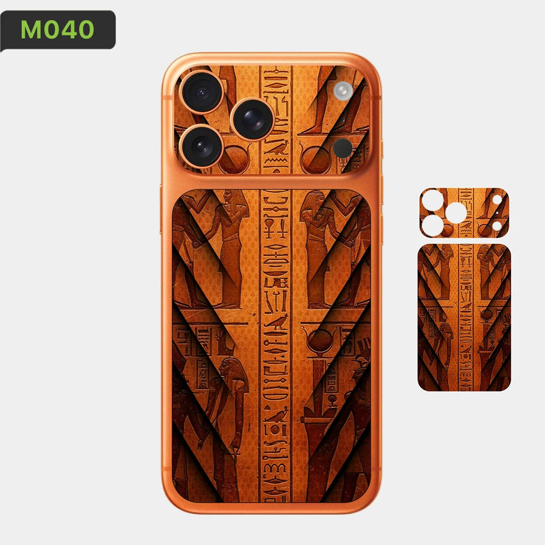 BC05 for Apple iPhone 17 Pro Max /17 Pro/Air Camera with Battery Skin Wrap 3D Colorful Rear Protective Sticker Film