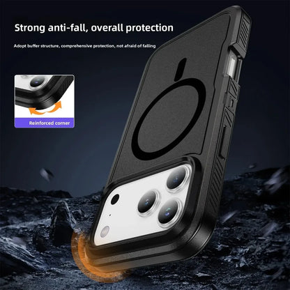 Military Grade OTT Armor Anti-Slip Phone Case For iPhone 18 17 Pro Max Air 16 15 14 Plus 13 For MagSafe Charger Protection Cover