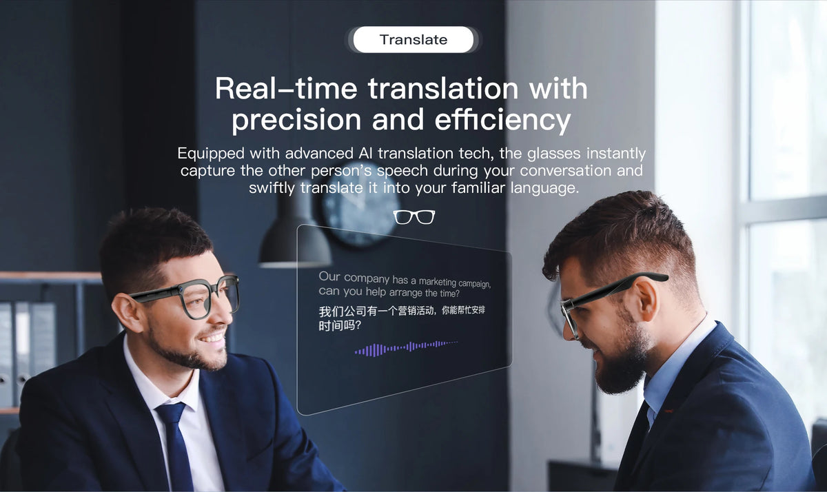 2026 New Smart AI Glasses 8MP Pixel 4k HD Camera Anti-shake Video Record ChatGP WIFI Translation Call Waterproof Sunglasses Men