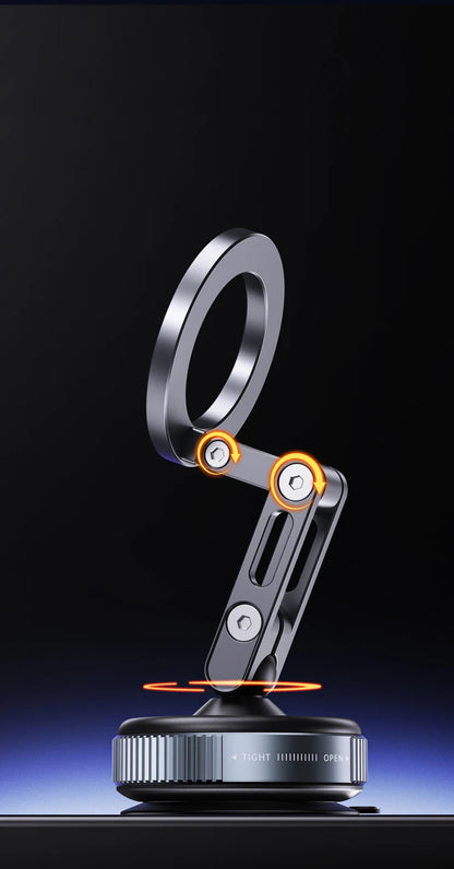 New Car Magnetic Mobile Phone Holder 360 Degree Rotation, Vacuum Adsorption, No Need To Charge, Suitable for Car Navigation