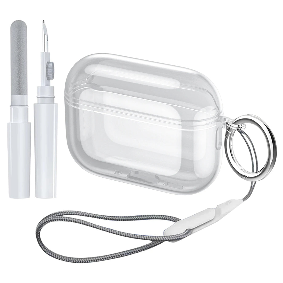 for 2025 AirPods Pro 3 Case with Cleaning Kit Protective Case for AirPods Pro 3rd Generation Case AirPod Pro 3 Case Accessories