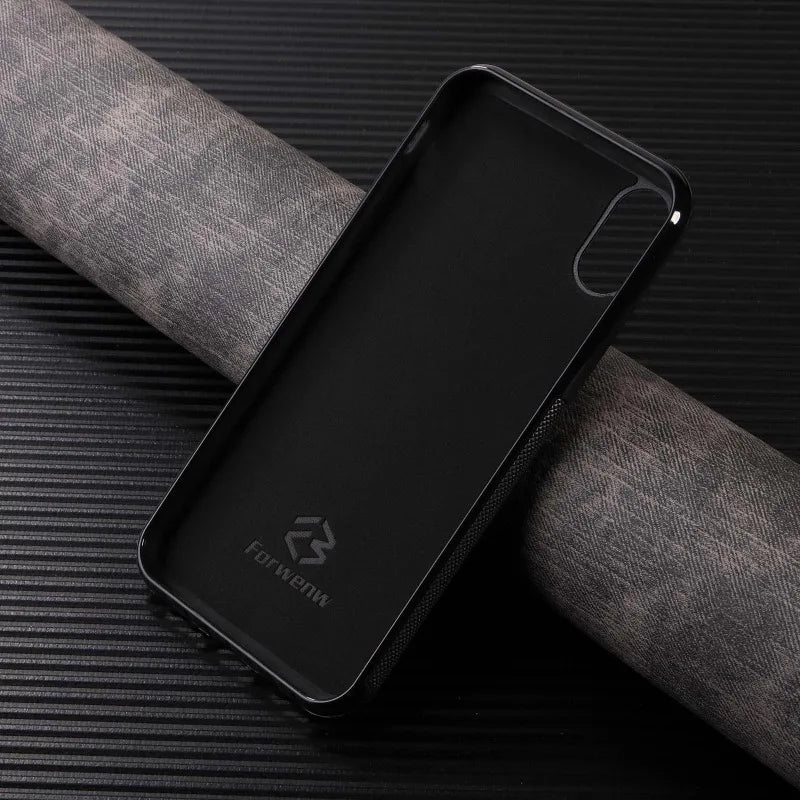 Retro Card Holder Phone Case for iPhone 18 17 16 15 14 13 12 11 Pro Max 17E Air XS XR SE 7 8 Plus Busines Wallet Leather Cover
