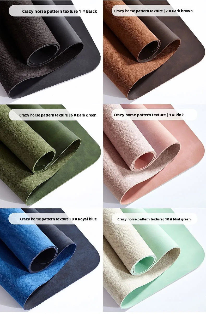 Desk Mat Waterproof PU Mouse Pad Large Mousepad Laptop Non-slip Desk Pad Keyboard Mats Mouse Mat Mouse Wrist Guard Three Pieces