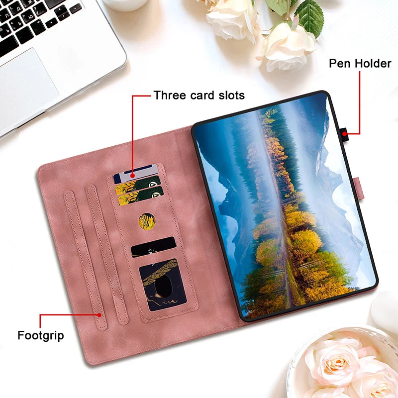 Leather Case for iPad Air 11 13 2024-26 iPad 5th 6th 7th 8th Gen iPad 10.9 2022 11th 2025 Pro 11 2024 9.7 2018 Mini 8 6 Shell