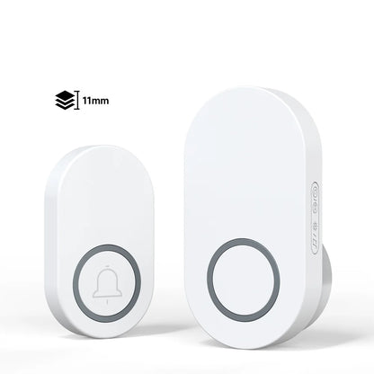 Hococa US/EU/UK Plug Outdoor Wireless Doorbell 60 Songs Melodies Waterproof Welcome Door Bell 200m Remote Call Bell With Battery