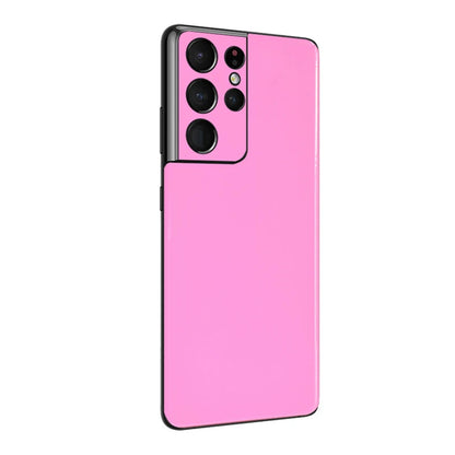 Glossy Candy Colorful Decal Phone Back Skin for SAMSUNG S25 S24 Ultra S23 S22+ S21 FE S20 FE A52 A53 A73 5G Wrap Sticker Film