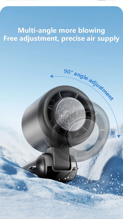 Lenovo Fast Chill Ice Compress Foldable/hangable Usb Desk Fan Ice Cooling Handheld Fan 100 Speeds Turbo Portable For Outdoor