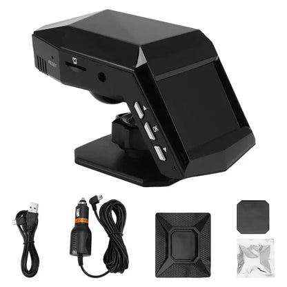 New 4K HD Dash Cam Car Video Driving Recorder with Center Console LCD Car DVR Video Recorder Parking Monitor