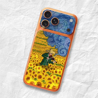 Vincent Van Gogh Style Art Removable UV Film for iPhone 17 Pro 17 ProMax HD Decal Skin
